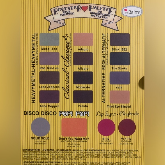 TheBalm Balm Jovi Rockstar palette - Picture 3 of 7